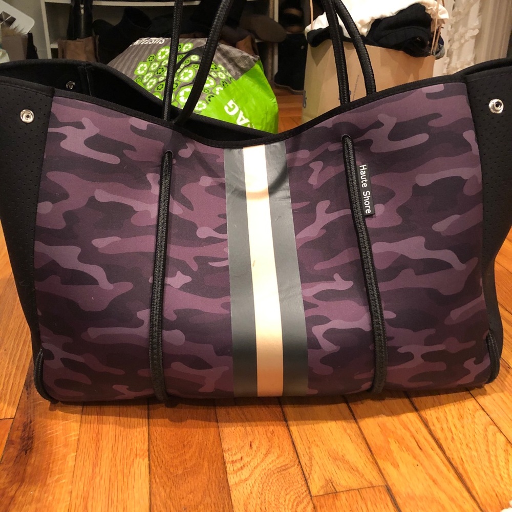 Haute Shore black camo Neoprene Tote